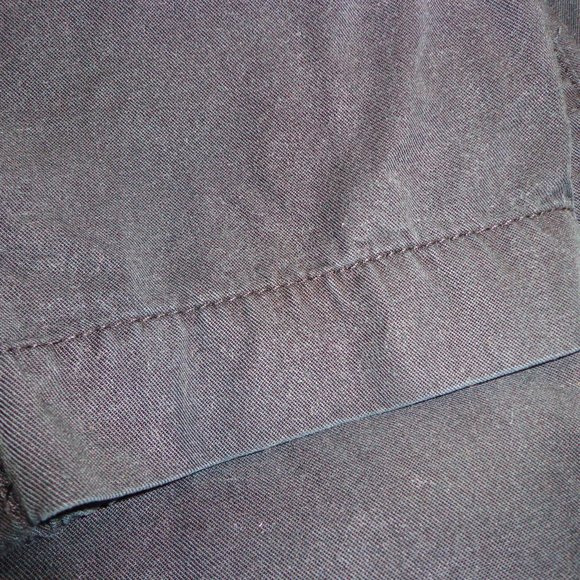 GAP Drawcord Waist Cropped Pants S Black Elastic Waist/Cuffs Pockets - Picture 10 of 14